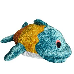 Hugfun Colorful Fish 24" Plush Giant Stuffed Animal Soft Nautical Decor Aquatic